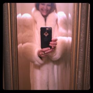 COPY - Albino Mink and fox full length fur cost.